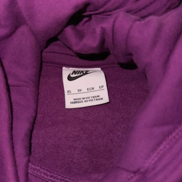 Nike Maroon colored hoodie xs - Picture 2 of 3